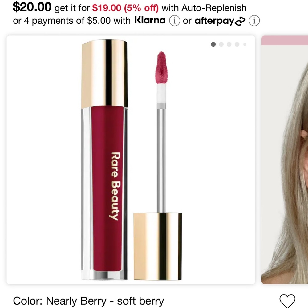 Nearly Berry Rare Beauty Lip Gloss